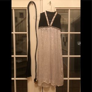 Black and white kids suit